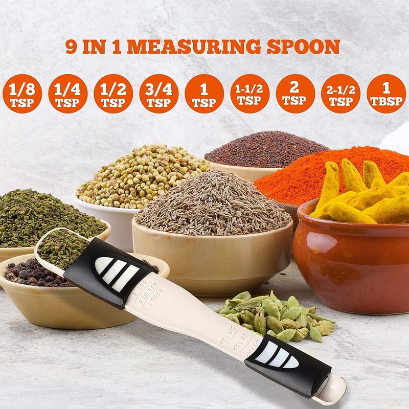 Measuring Spoon Double End, 2 IN 1, Adjustable Scale FROM