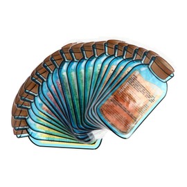 FRCOLOR Water Filled Ice Packs 20pcs Cooling Bags Ice Gel for Family Outdoor Sports Random Color