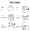 Diaper Pail Liner Refills Bags Compatible with Janibell Akord 330