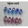 Ice Handmade Nail Tips - Coffin / 아이스 수제네일팁 -