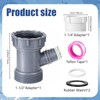 Kitchen Sink Drains Pipe Adapter Dishwasher Drain Hose Adapter Universal