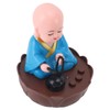 Musical Nodding Monk Figurine Decoration Moving Head Buddha Statue with