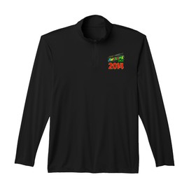 9 Years Old Awesome Since 2014 9th Laser Tag Birthday Performance Quarter-Zip Top
