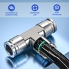 Bwintech 2 x 6 mm 3-way T-piece with plug-in connection,
