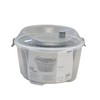 kela Salatschleuder Mailin PP-Kunststoff grau 17,5cm 24,5cmØ 4,4l, 24,5x24,5x17,5 cm