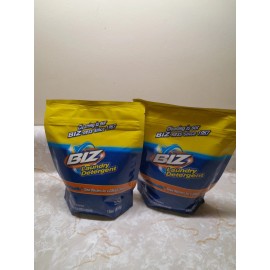 BIZ Laundry Detergent Powder with Stain Blasters For A Great Clean 2 16oz Bags