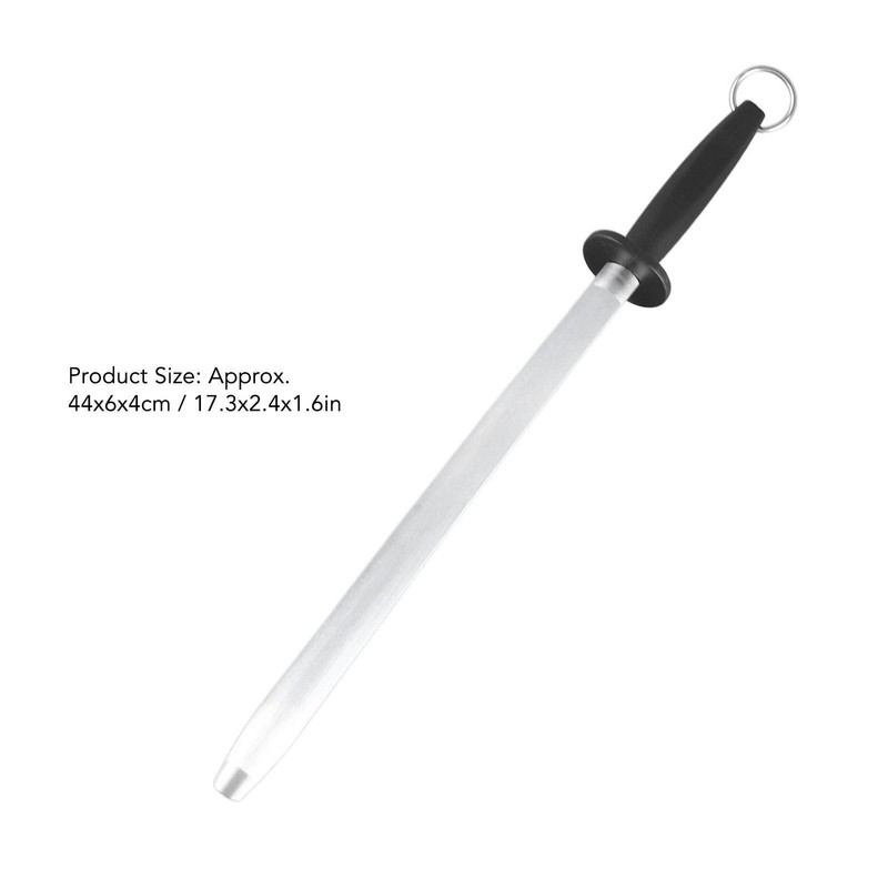12in High Carbon Steel Hand Held Knife Sharpener Rod Professional