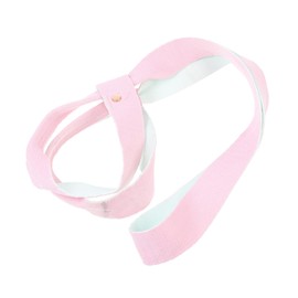 BESPORTBLE Yoga Mat Strap Jump Rope Mat Gym Poster Exercise Non Yoga Mat Yoga with Adriene Mats Fitness Adjustable Stretch Band Yoga Food Comfortable Yoga Straps Pure Cotton Pink