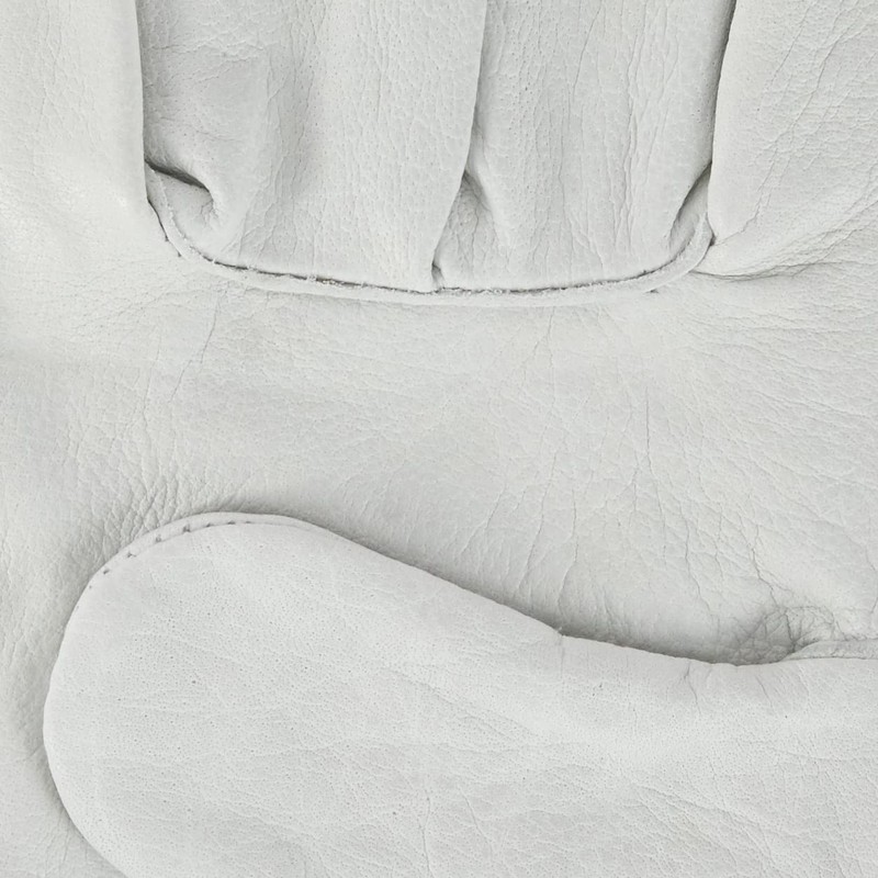 Ruvigrab - Natural Floral Leather Work Gloves | Leather Gardening
