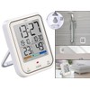 infactory Bathroom Clock: Digital Bathroom Shower Clock Thermo/Hygrometer IP65 (Wall