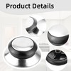 Pack of 2 Stainless Steel Pot Lid Handles, Universal Lid