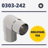 Sellon24® Stainless Steel Corner Elbow Rounded 42.4 90 Degree Handrail