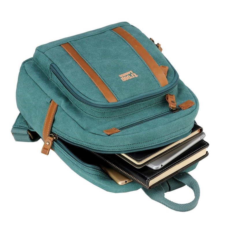 Troop London TRP0255 Classic Canvas Backpack - Small Blue