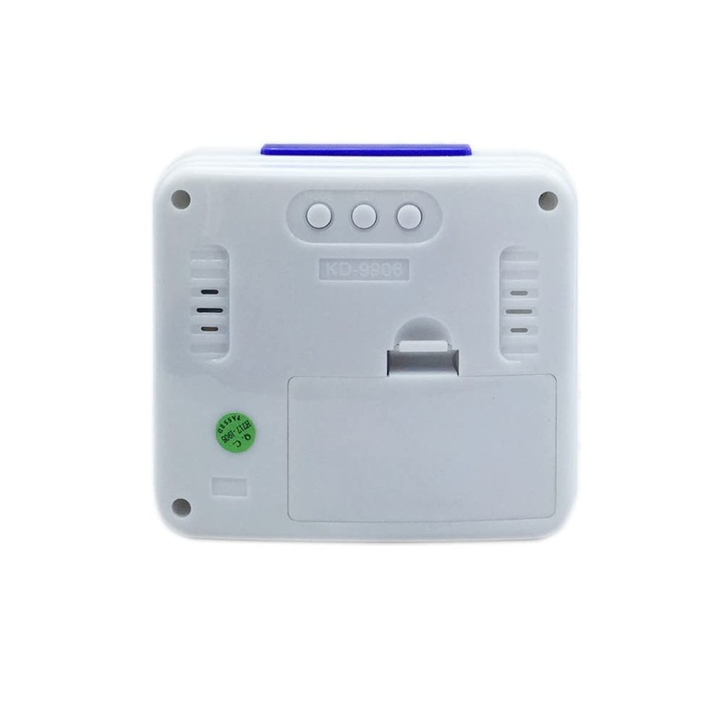 VISIONU English Talking Alarm Clock with Date, Day and Temperature,