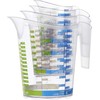 Rotho" Domino LML Measuring Cup, Green/Blue, 2 Litre, 45 x