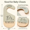 8 PCS Baby Wardrobe Dividers, Colorful Baby Hangers Babys Clothes