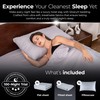 Silvery Silver Infused Bed Sheets Set - Ultra-Soft Temperature-Regulating Fabric