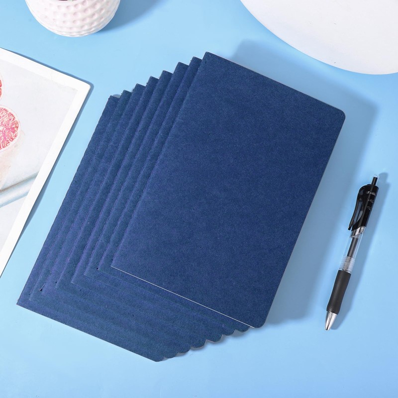 Yarotm Notebook Dotted A5 Pack of 8 Notepad 14 x