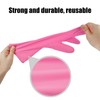 Rubber cleaning gloves yellow 6 Pairs for Household,Reuseable dishwashing gloves