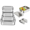 LEEPENK 304 Stainless Steel Lunch Box and Food Containers with