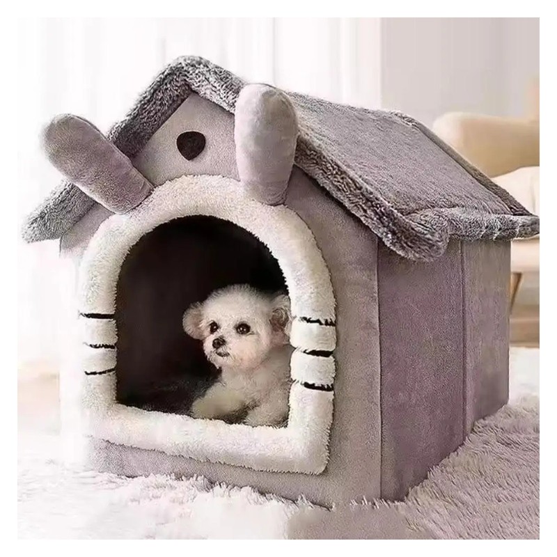 Thickened Pet Warm House for Cats and Small Dogs, Winter