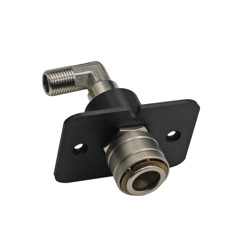 Flush Mount Air Fitting 1/4" BSP Male 90 Degree compressor