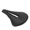 155mm Widen Carbon Fiber Leather Bicycle Saddle Cushion Hollow Cycling