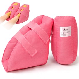 JGTYJE Heel Protector Pillows for Pressure Sores - Adjustable Bed Sore Boots, Pressure Ulcer Cushions for Elderly Bedridden & Surgery Recovery (Ankle/Feet Support)