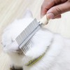 MultiValue 2-in-1 Flea Comb for Dogs Cats, Stainless Steel Cat