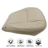 NLQR Front Driver Bottom Replacement Seat Cover Ivory Microfiber Leather