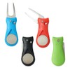 Ximimark 4 pcs Easy-Open Golf Divot Repair Tool - Replaceable