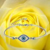 Evil Eye Bracelet for Women Sterling Silver 925 Turkish Greek