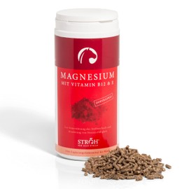 STR?H STR?H Magnesium Pferd (1kg) ? Mit Vitamin B12 & E ? Vitamine f1r Pferde ? Erg?nzungsfuttermittel f1r Pferde ? Magnesium Pellets