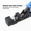 Modular Data Cable Crimper Alloy Steel Flat Mouth Termination Tool
