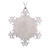 Pewter Christmas Ornament Boulder Colorado 3" Metal Pewter Snowflake