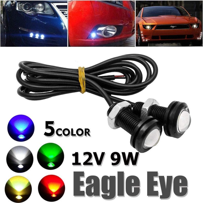 LED Eagle Eyes, Maso 2 Pcs 12V 9W Car Daytime