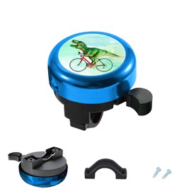 Gfamous Children's Bicycle Bell, Dinosaur, Bell Bicycle Children's Bell, Bike Bell Kids, Crisp Sound, for Bicycle, Scooter, Tricycle, Children's Bike, Children's Bike, Mountain Bike