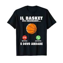 Il Basket sta chiamando Giocatore di basket Torneo di basket Maglietta