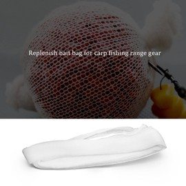 Haptufer Pack of 10 PVA Mesh Fishing Mesh Net 5 m Refill for Carp Fishing Bottom Storage Rig Bait Wrap Bags 25 mm Fishing Feeders