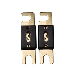 ANL Fuse 50A 50 Amp For Car Vehicle Marine Audio Video System Gold 2 Pack (50 Amp)