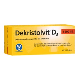 Dekristolvit D3 5600 Tablets - Power for Your Immune System, Pack of 60
