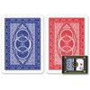 DA VINCI Ruote, Italian 100% Plastic Playing Cards, 2-Deck Poker