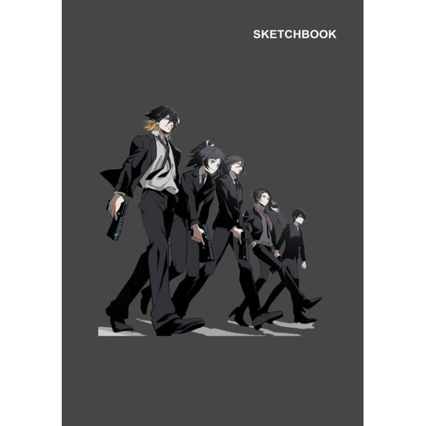 Psycho-Pass mini sketchbooks: Blank Unlined Paper, 110 College Ruled Paper,