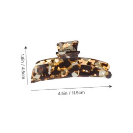 SAFIGLE Elegant Acetate Sheet Hair Claw Clip for Women Decorative Jaw Clip for Fashionable Hairstyles Easy to Wear for Bathing Makeup and Everyday Use Suitable for All Hair Types
