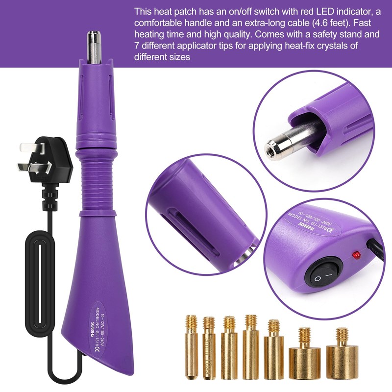 Hotfix Rhinestone Applicator Kit - Professional Bedazzling Tools with 1500+