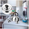LABRIMP Stainless Steel Kettle Cover for Teakettle Whistling Lid for
