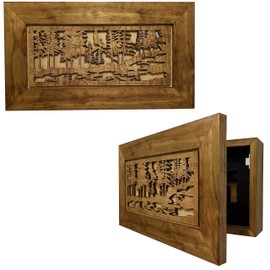 Hidden Gun Storage with Nature Design, Securely Gun Safe by Bellewood Designs