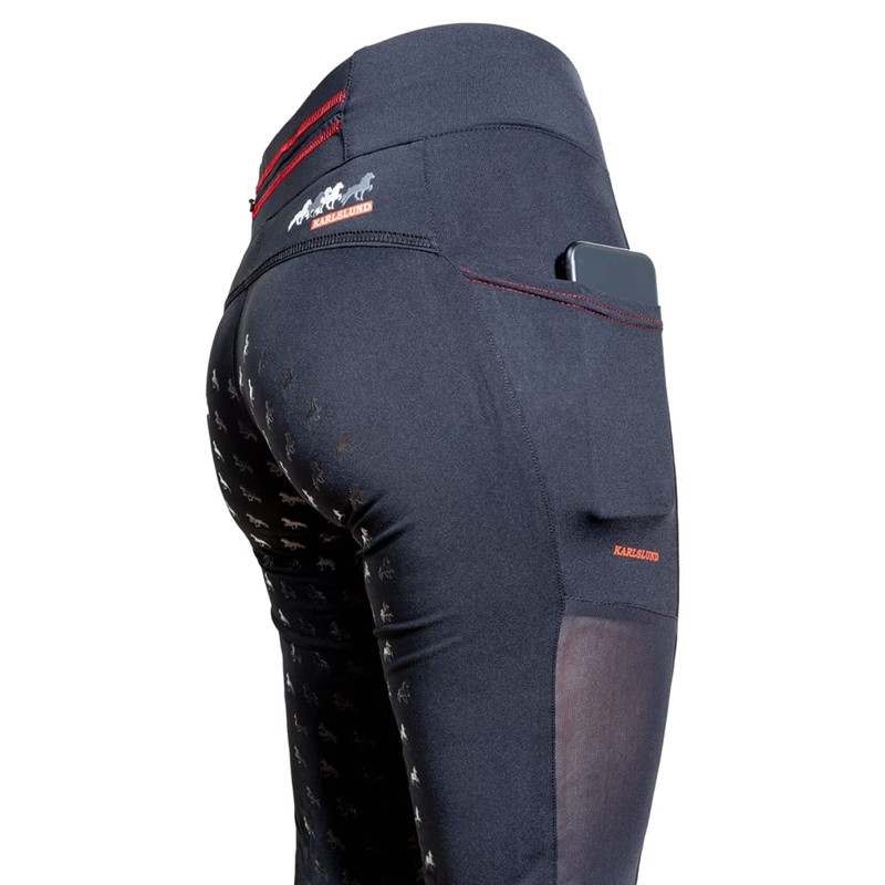 Karlslund Galdur Jodhpur Summer Riding Leggings, black