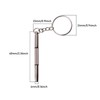 TorSor 12 Pack Eyeglass Screwdriver Keychain Mini 3in1 Flat Phillips