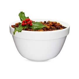 Muldale 1.5 Litre Pudding Basin for Steaming - Ceramic Christmas Pudding Bowl - Premium Ceramic Pudding Basin - Great for Steaming Christmas Puddings or Plum Pudding